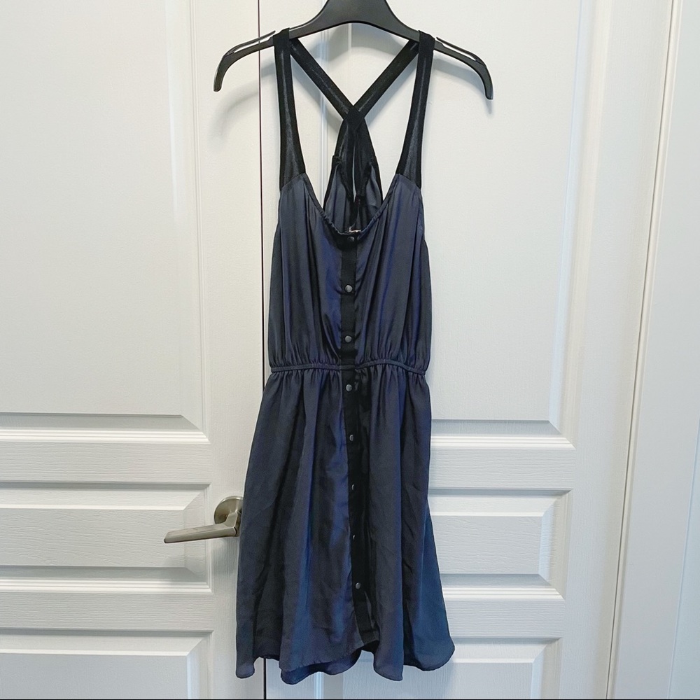 💗 URBAN OUTFITTERS SILENCE + NOISE Charcoal Tank Dress